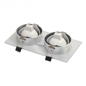 DK3022-CM Встраиваемый светильник, IP 20, 10 Вт, GU5.3, LED, серый, пластик в Лабытнанги - labytnangi.ok-mebel.com | фото 4