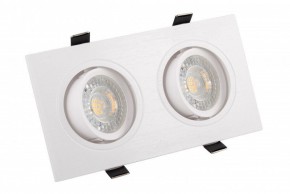 DK3022-WH Встраиваемый светильник, IP 20, 10 Вт, GU5.3, LED, белый, пластик в Лабытнанги - labytnangi.ok-mebel.com | фото