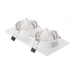 DK3022-WH Встраиваемый светильник, IP 20, 10 Вт, GU5.3, LED, белый, пластик в Лабытнанги - labytnangi.ok-mebel.com | фото 3