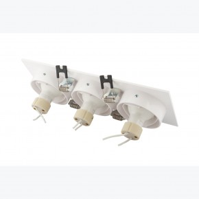 DK3023-WH Встраиваемый светильник, IP 20, 10 Вт, GU5.3, LED, белый, пластик в Лабытнанги - labytnangi.ok-mebel.com | фото 4