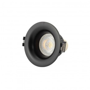 DK3024-BK Встраиваемый светильник, IP 20, 10 Вт, GU5.3, LED, черный, пластик в Лабытнанги - labytnangi.ok-mebel.com | фото 1