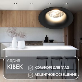 DK3024-BK Встраиваемый светильник, IP 20, 10 Вт, GU5.3, LED, черный, пластик в Лабытнанги - labytnangi.ok-mebel.com | фото 4
