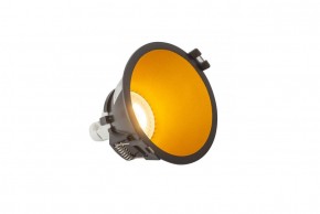 DK3026-BG Встраиваемый светильник, IP 20, 10 Вт, GU5.3, LED, черный/золотой, пластик в Лабытнанги - labytnangi.ok-mebel.com | фото 3