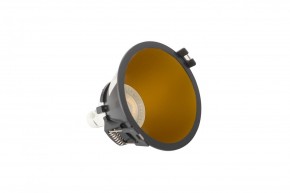 DK3026-BG Встраиваемый светильник, IP 20, 10 Вт, GU5.3, LED, черный/золотой, пластик в Лабытнанги - labytnangi.ok-mebel.com | фото 4