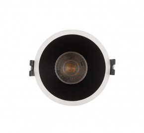 DK3026-WB Встраиваемый светильник, IP 20, 10 Вт, GU5.3, LED, белый/черный, пластик в Лабытнанги - labytnangi.ok-mebel.com | фото