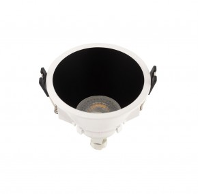 DK3026-WB Встраиваемый светильник, IP 20, 10 Вт, GU5.3, LED, белый/черный, пластик в Лабытнанги - labytnangi.ok-mebel.com | фото 2