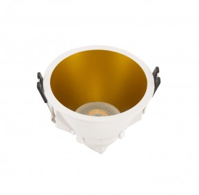 DK3026-WG Встраиваемый светильник, IP 20, 10 Вт, GU5.3, LED, белый/золотой, пластик в Лабытнанги - labytnangi.ok-mebel.com | фото 2