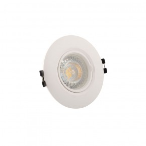 DK3028-WH Встраиваемый светильник, IP 20, 10 Вт, GU5.3, LED, белый, пластик в Лабытнанги - labytnangi.ok-mebel.com | фото 2