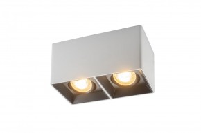 DK3035-WB Светильник накладной IP 20, 10 Вт, GU5.3, LED, белый/черный, пластик в Лабытнанги - labytnangi.ok-mebel.com | фото