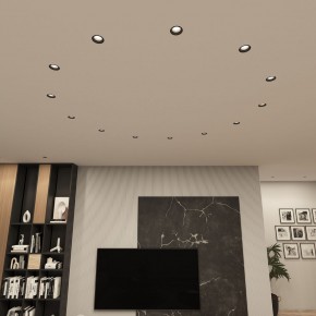 DK3055-BK Встраиваемый светильник, IP 20, 10 Вт, GU5.3, LED, черный, пластик в Лабытнанги - labytnangi.ok-mebel.com | фото 3