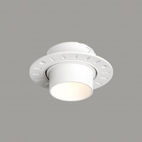 DK3056-WH Встраиваемый светильник под шпатлевку, IP20, до 15 Вт, LED, GU5,3, белый, пластик в Лабытнанги - labytnangi.ok-mebel.com | фото 1
