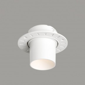 DK3057-WH Встраиваемый светильник под шпатлевку, IP20, до 15 Вт, LED, GU5,3, белый, пластик в Лабытнанги - labytnangi.ok-mebel.com | фото 1