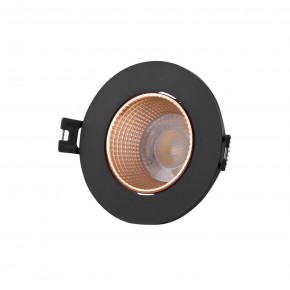 DK3061-BBR Встраиваемый светильник, IP 20, 10 Вт, GU5.3, LED, черный/бронзовый, пластик в Лабытнанги - labytnangi.ok-mebel.com | фото