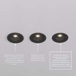 DK3061-BBR Встраиваемый светильник, IP 20, 10 Вт, GU5.3, LED, черный/бронзовый, пластик в Лабытнанги - labytnangi.ok-mebel.com | фото 4