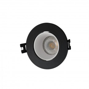 DK3061-BK+WH Встраиваемый светильник, IP 20, 10 Вт, GU5.3, LED, черный/белый, пластик в Лабытнанги - labytnangi.ok-mebel.com | фото