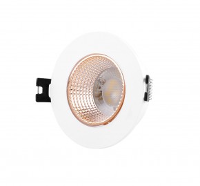 DK3061-WBR Встраиваемый светильник, IP 20, 10 Вт, GU5.3, LED, белый/бронзовый, пластик в Лабытнанги - labytnangi.ok-mebel.com | фото