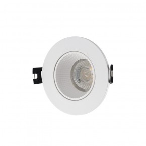 DK3061-WH Встраиваемый светильник, IP 20, 10 Вт, GU5.3, LED, белый/белый, пластик в Лабытнанги - labytnangi.ok-mebel.com | фото