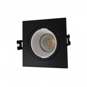 DK3071-BK+WH Встраиваемый светильник, IP 20, 10 Вт, GU5.3, LED, черный/белый, пластик в Лабытнанги - labytnangi.ok-mebel.com | фото