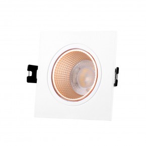 DK3071-WBR Встраиваемый светильник, IP 20, 10 Вт, GU5.3, LED, белый/бронзовый, пластик в Лабытнанги - labytnangi.ok-mebel.com | фото