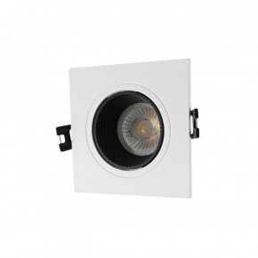 DK3071-WH+BK Встраиваемый светильник, IP 20, 10 Вт, GU5.3, LED, белый/черный, пластик в Лабытнанги - labytnangi.ok-mebel.com | фото