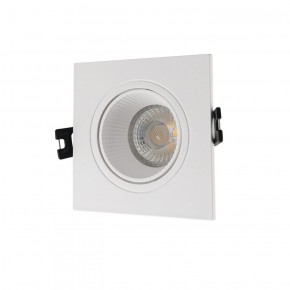 DK3071-WH Встраиваемый светильник, IP 20, 10 Вт, GU5.3, LED, белый/белый, пластик в Лабытнанги - labytnangi.ok-mebel.com | фото 1