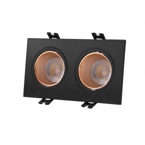 DK3072-BBR Встраиваемый светильник, IP 20, 10 Вт, GU5.3, LED, черный/бронзовый, пластик в Лабытнанги - labytnangi.ok-mebel.com | фото