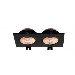 DK3072-BBR Встраиваемый светильник, IP 20, 10 Вт, GU5.3, LED, черный/бронзовый, пластик в Лабытнанги - labytnangi.ok-mebel.com | фото 2