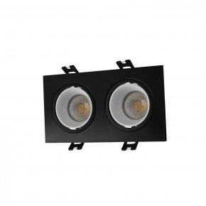 DK3072-BK+WH Встраиваемый светильник, IP 20, 10 Вт, GU5.3, LED, черный/белый, пластик в Лабытнанги - labytnangi.ok-mebel.com | фото