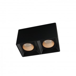DK3085-BK+BR Светильник накладной IP 20, 10 Вт, GU5.3, LED, черный/бронзовый, пластик в Лабытнанги - labytnangi.ok-mebel.com | фото