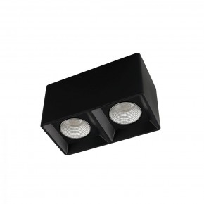 DK3085-BK+CH Светильник накладной IP 20, 10 Вт, GU5.3, LED, черный/хром, пластик в Лабытнанги - labytnangi.ok-mebel.com | фото