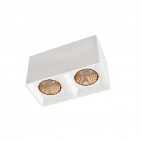 DK3085-WH+BR Светильник накладной IP 20, 10 Вт, GU5.3, LED, белый/бронзовый, пластик в Лабытнанги - labytnangi.ok-mebel.com | фото