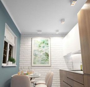 DK3085-WH+BR Светильник накладной IP 20, 10 Вт, GU5.3, LED, белый/бронзовый, пластик в Лабытнанги - labytnangi.ok-mebel.com | фото 2