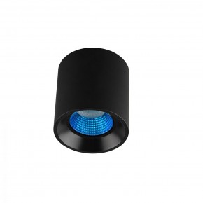 DK3090-BK+CY Светильник накладной IP 20, 10 Вт, GU5.3, LED, черный/голубой, пластик в Лабытнанги - labytnangi.ok-mebel.com | фото