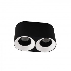 DK3096-BW+BK Светильник накладной IP 20, 10 Вт, GU5.3, LED, черно-белый/черный, пластик в Лабытнанги - labytnangi.ok-mebel.com | фото