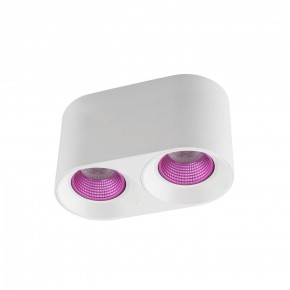 DK3096-WH+PI Светильник накладной IP 20, 10 Вт, GU5.3, LED, белый/розовый, пластик в Лабытнанги - labytnangi.ok-mebel.com | фото