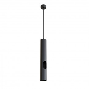 DK4045-BK Подвесной светильник, с декоративным вырезом, IP 20, до 15 Вт, LED, GU10, черный, алюминий в Лабытнанги - labytnangi.ok-mebel.com | фото
