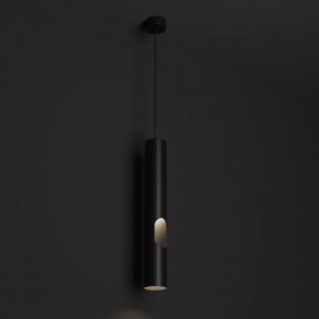 DK4045-BK Подвесной светильник, с декоративным вырезом, IP 20, до 15 Вт, LED, GU10, черный, алюминий в Лабытнанги - labytnangi.ok-mebel.com | фото 2