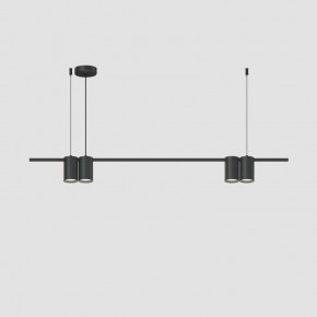 DK4061-BK Подвесной светильник ORBIT, IP20, 4xGU10 LED до 15 Вт, черный матовый, алюминий в Лабытнанги - labytnangi.ok-mebel.com | фото