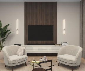 DK5012-BK Бра 800 мм, 3000К, IP20, 7 Вт, черный, алюминий в Лабытнанги - labytnangi.ok-mebel.com | фото 5