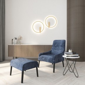 DK5035-SG Бра ROUND со светодиодом, IP20, 24W, 3000/4000/6500K, матовое золото, алюминий в Лабытнанги - labytnangi.ok-mebel.com | фото 7