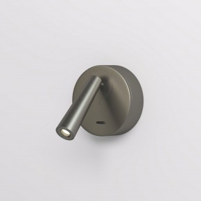 DK5072-DN Бра SHINE WALL со светодиодом, D104*H68, IP20, 3000К, 3W, RA?90, темный никель, алюминий в Лабытнанги - labytnangi.ok-mebel.com | фото