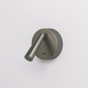DK5072-DN Бра SHINE WALL со светодиодом, D104*H68, IP20, 3000К, 3W, RA?90, темный никель, алюминий в Лабытнанги - labytnangi.ok-mebel.com | фото 2
