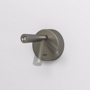 DK5072-DN Бра SHINE WALL со светодиодом, D104*H68, IP20, 3000К, 3W, RA?90, темный никель, алюминий в Лабытнанги - labytnangi.ok-mebel.com | фото 3