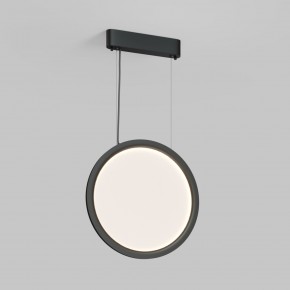 DK6604-BK Подвесной вертикальный светильник Veil со светодиодом H1500 d450 220V 36W 3000-6000K IP20 черный алюминий в Лабытнанги - labytnangi.ok-mebel.com | фото