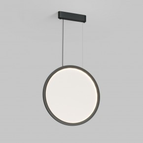 DK6606-BK Подвесной вертикальный светильник Veil со светодиодом H1700 d600 220V 48W 3000-6000K IP20 черный алюминий в Лабытнанги - labytnangi.ok-mebel.com | фото