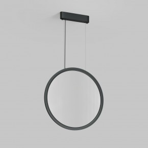 DK6606-BK Подвесной вертикальный светильник Veil со светодиодом H1700 d600 220V 48W 3000-6000K IP20 черный алюминий в Лабытнанги - labytnangi.ok-mebel.com | фото 2