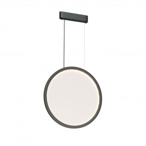 DK6606-BK Подвесной вертикальный светильник Veil со светодиодом H1700 d600 220V 48W 3000-6000K IP20 черный алюминий в Лабытнанги - labytnangi.ok-mebel.com | фото 5