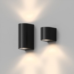 DK9790-BK Настенный уличный светильник NARVIK, IP44, GU10 LED, до 15 Вт, черный, алюминий в Лабытнанги - labytnangi.ok-mebel.com | фото 4