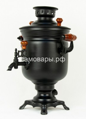 Электрический самовар "Черный Русский" матовая банка на 3 литра (Ограниченная серия) в Лабытнанги - labytnangi.ok-mebel.com | фото
