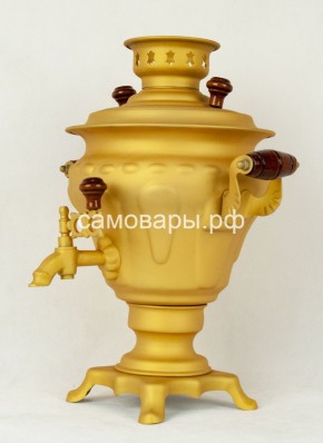 Электрический самовар "Русское золото" матовая груша на 2 литра (Ограниченная серия) в Лабытнанги - labytnangi.ok-mebel.com | фото 1